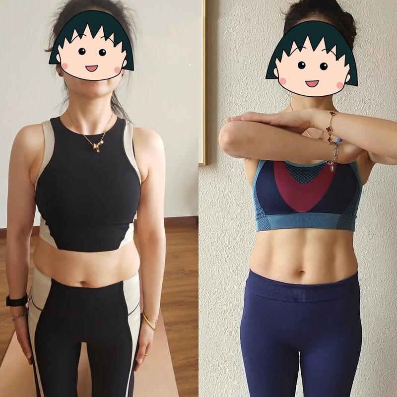 健身前后的变化 #普拉提 #体态调整 姐妹们 站起来动一动 - 抖音